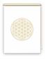 Preview: Rollo Blume des Lebens gold blanco    - Sichtschutz Extartiqe